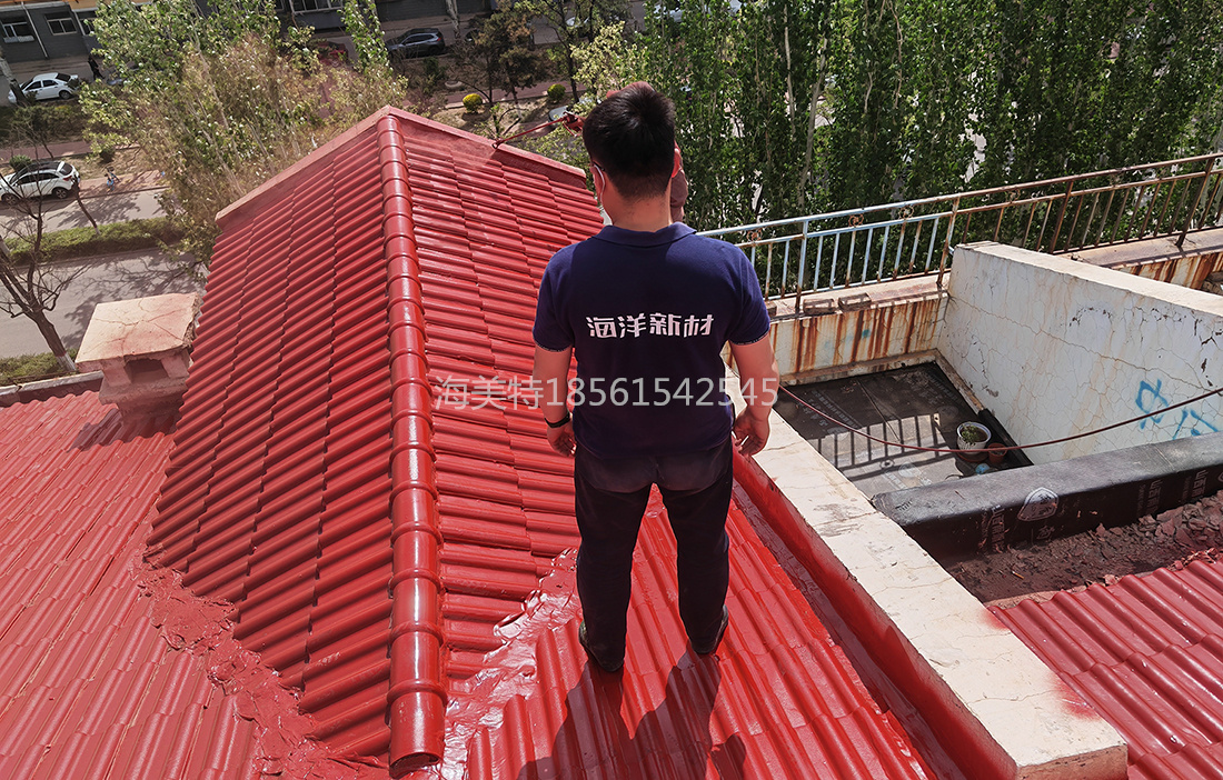 老舊小區改造（瓦屋面聚脲防水項目）